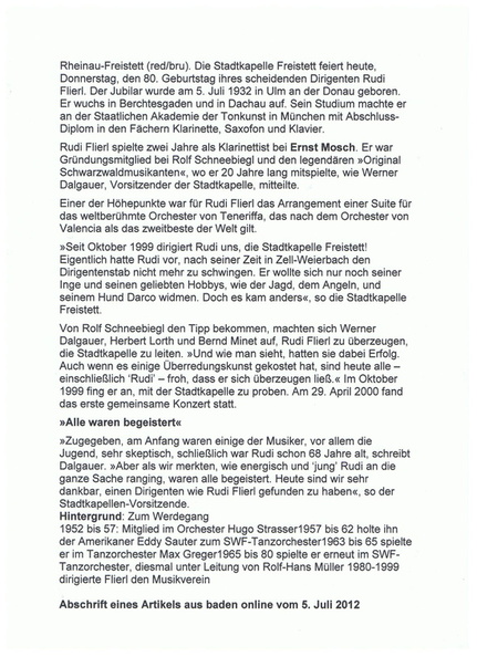 Flierl Rudi Pressebericht Zeitungsbericht 2012