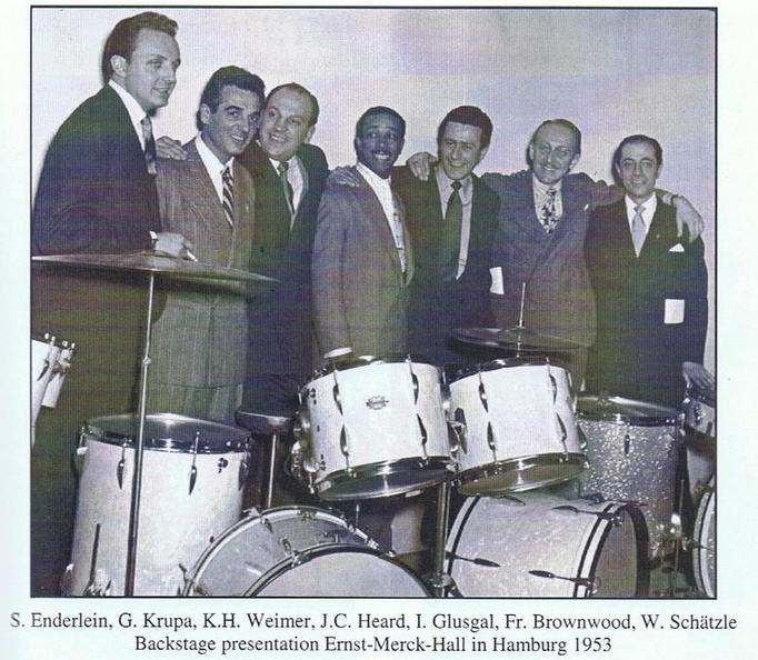 Schlagzeuger Gruppenbild 1953