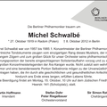 Schwalbe Michael Todesanzeige 2012