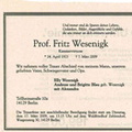 Wesenigk Fritz 1923 2009 Todesanzeige