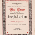 Joachim Joseph Jubilaeumskonzert 22.04.1899