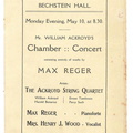Ackroyd William Konzertplakat 10.05.1909