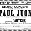 Juon Paul Konzertplakat 1926