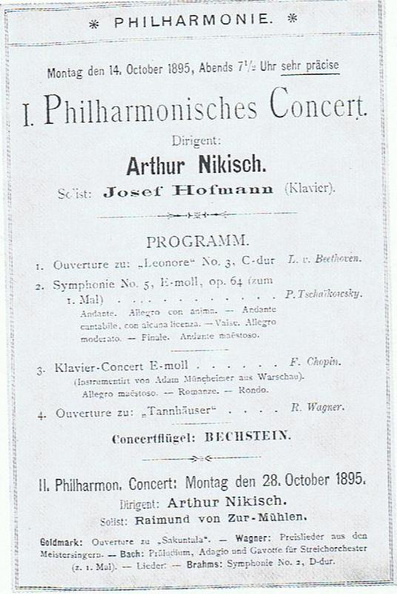 BPhO Konzertplakat 14.10.1895 erstes Nikisch Konzert-001