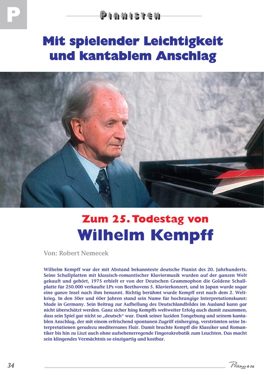 Kempff Wilhelm 1895 1991 Seite 1