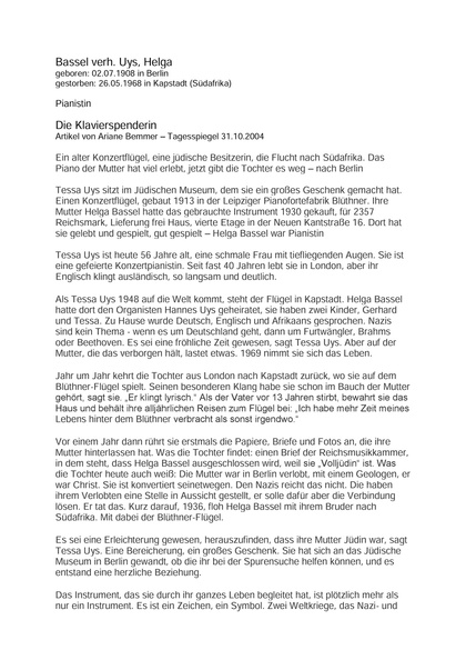 Bassel Helga 1908 1968 Kurzbiographie Seite 1.jpg