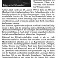Apelt Arthur 25.08.1907 bis 31.10.1993 Zeitungsbericht 2007