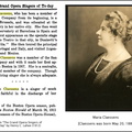 Claessens Maria 20.05.1878 Mezzosopran