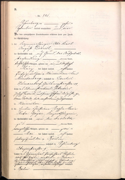 Dierich Karl 1852 1928 Heiratsurkunde 19ß4 Seite 1.jpg
