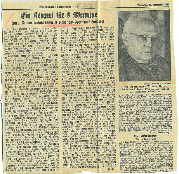 Rabot Wilhelm 1873 1947 Niedersaechsische Tageszeitung 28.12.1937.jpg