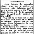 von Ronacher geb. Sydney Lorna Zeitungsartikel 11.02.1947
