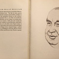 Wissiak Willi 1878 1960 Portraitzeichnung