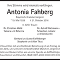 Fahberg Antonia 1928 2016 Todesanzeige