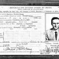 Feller Felberbaum Carlos 30.07.1922 Einwanderungskarte Brasilien
