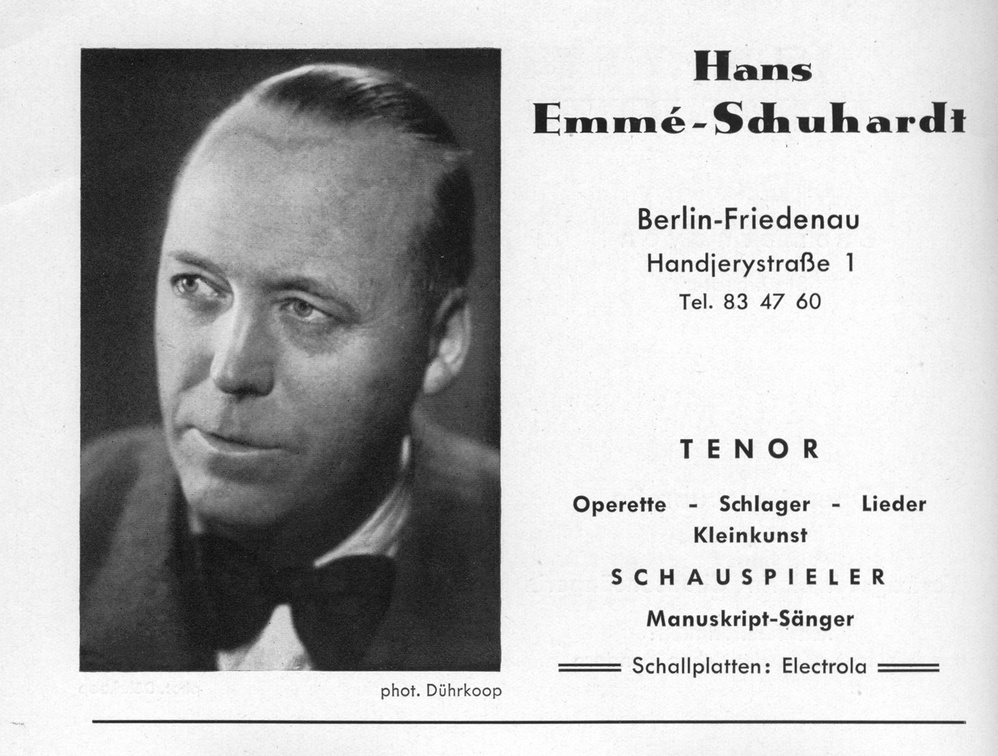 Emme Schuhardt Autogrammkarte 1889 1977