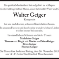 Geiger Walter 1926 2015 Todesanzeige
