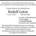 Lutze Rudolf 12.10.1924 08.02.2020