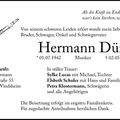 Duerr Hermann Todesanzeige 1942 2020