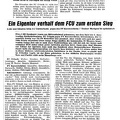 FCTV Urbach FV Kornwestheim 28.08.1968 Vorbericht und Bericht
