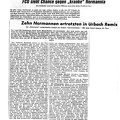 FCTV Urbach FC Nomannia Gmuend 01.12.1968 Vorbericht und Bericht