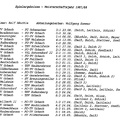 FCTV Urbach Spiele der Saison Meisterschaftsjahr 1987 1988