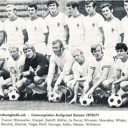 Jubiläum 1971 FCTV Urbach Borussia Mönchengladbach