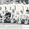 Borussia VfL 1900 e. V. Moenchengladbach Lizenzspieler-Aufgebot 1970 1971