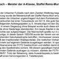 FCTV Urbach Meister der A-Klasse Rems-Murr 1955