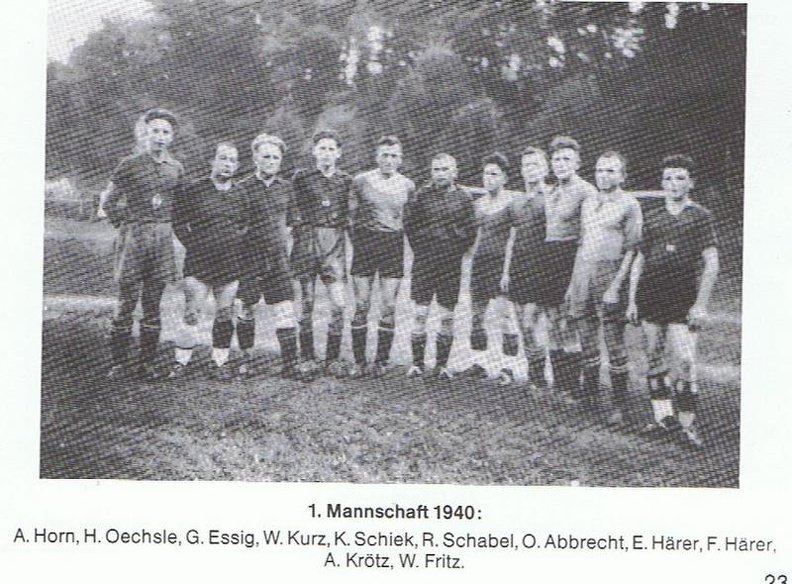 FCTV Urbach 1. Mannschaft 1940.jpg