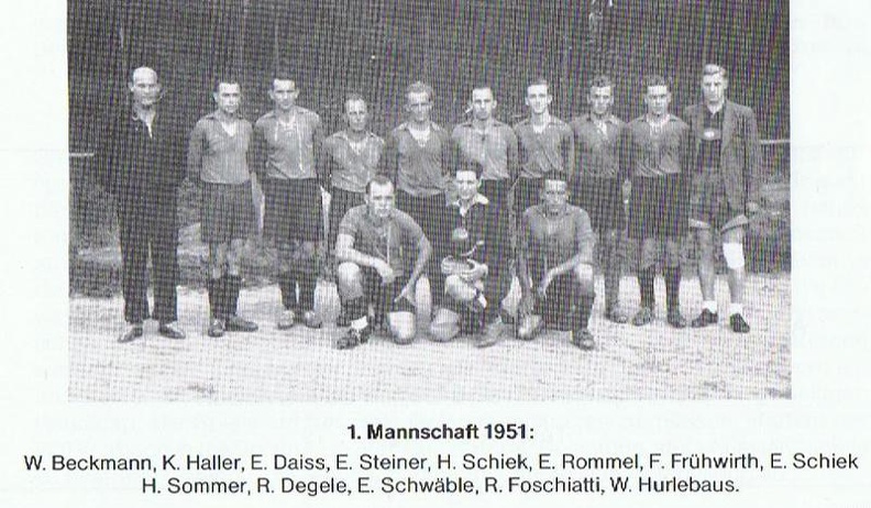 FCTV Urbach 1. Mannschaft 1951