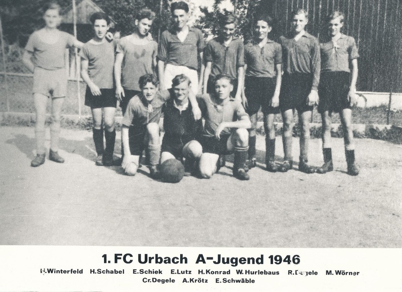 FCTV Urbach A-Jugend 1946