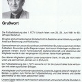 60 Jahre Fussball FCTV 1981 Grusswort von Wilhelm Mengele
