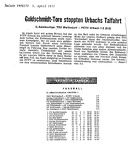 TSV Weilimdorf FCTV Urbach Saison 1970-71 05.04.1971