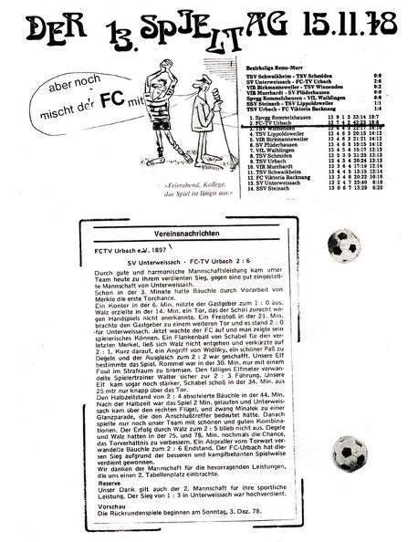 SV Unterweissach FCTV Urbach Saison 1978_79 13. Spieltag 15.11.1978.jpg