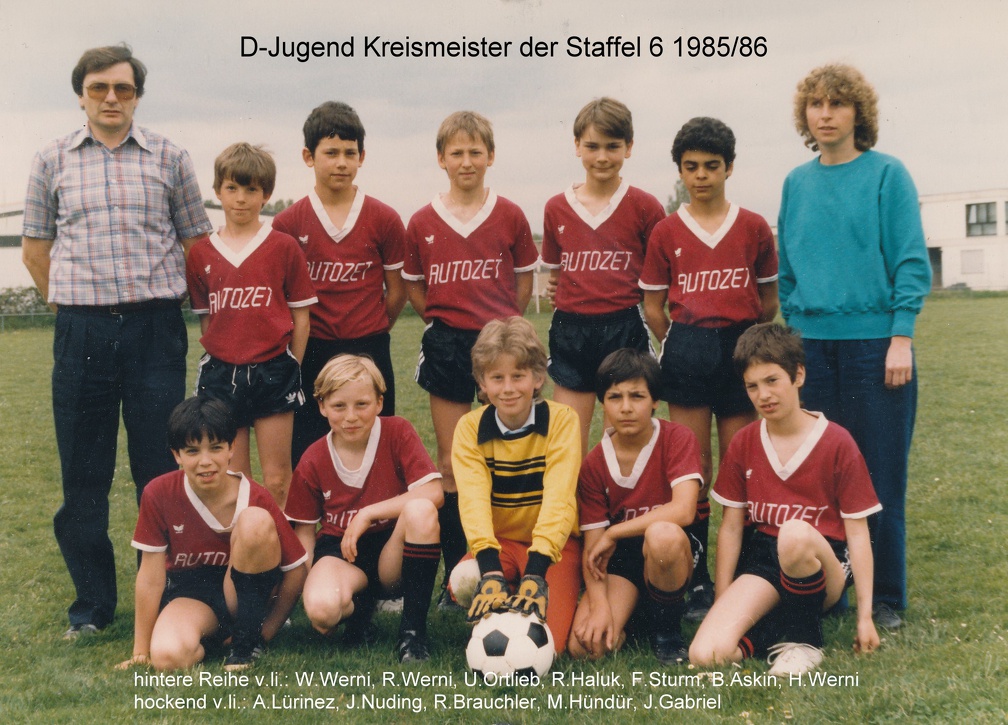 FCTV Urbach D-Jugend 1985 86