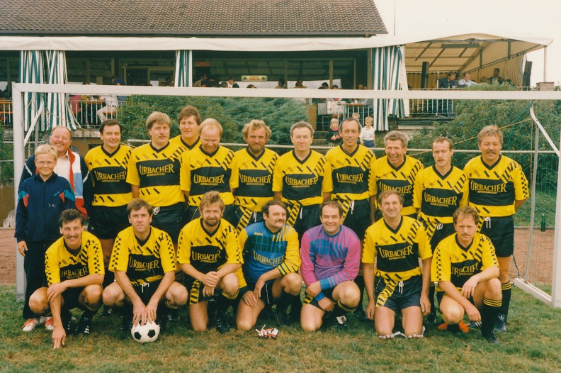 SC Urbach AH Mannschaft Turnier Miedelsbach nach 1990