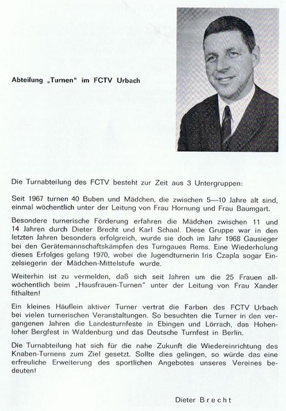 Chronik der Abteilung Turnen Festzeitschrift 1971 Seite 1.jpg