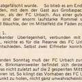 FCTV Urbach SpVgg Grossaspach Saison 1980 81 08.03.1981 Teil 2