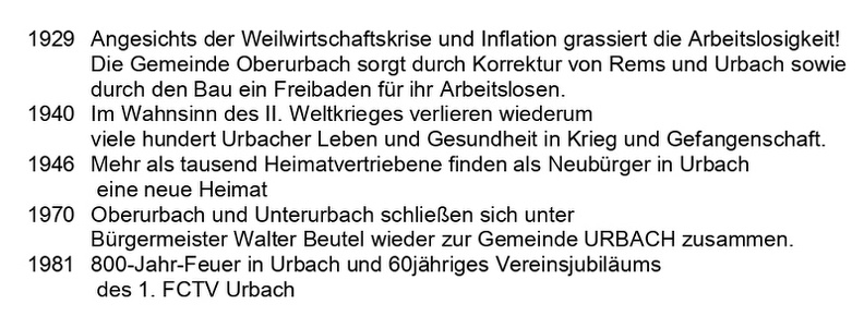 Urbach Geschichte von 1181 bis 1981 Seite 2