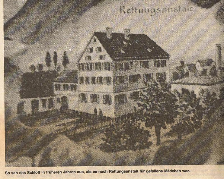 Urbacher Schloss Rettungsanstalt fuer gefallene Maedchen