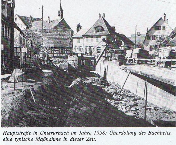 Hauptstrasse Unterurbach 1958