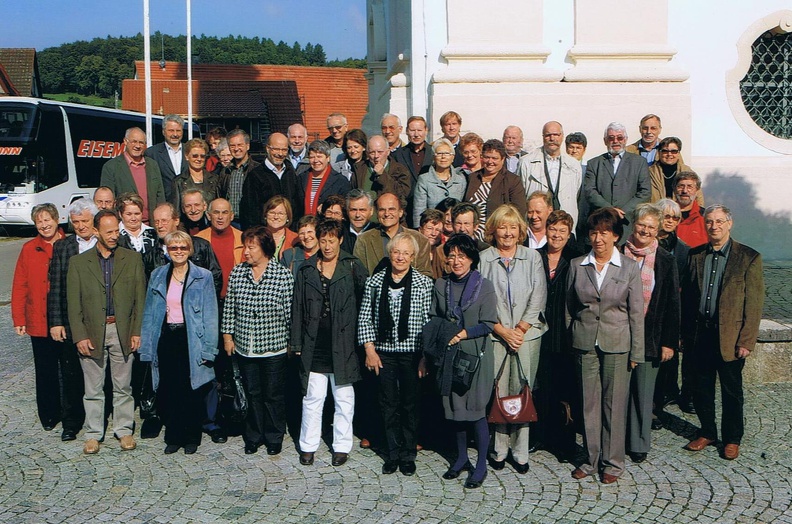 Gruppenfoto 60er Ausflug 27.09.2008