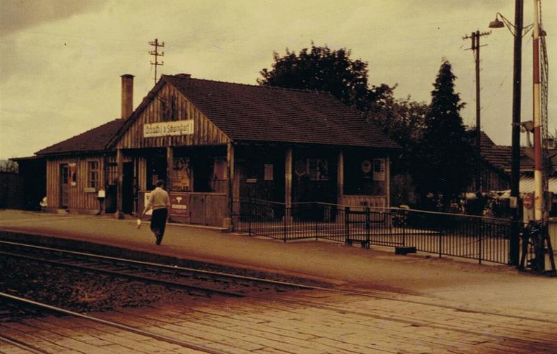Urbach Alter Bahnhof 21.08.1960 Nr. 296