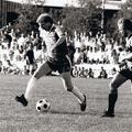 Fussball Hit 18.08.1989 Juergen Grabowski Johnny Mueller Laufduell