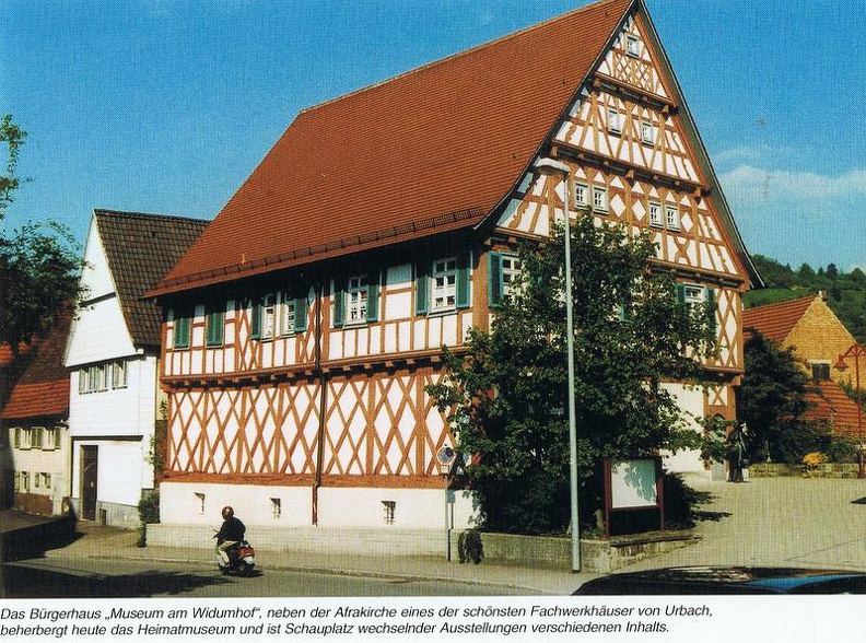 Urbach Buergerhaus Museum am Widumhof Quelle Gemeindearchiv