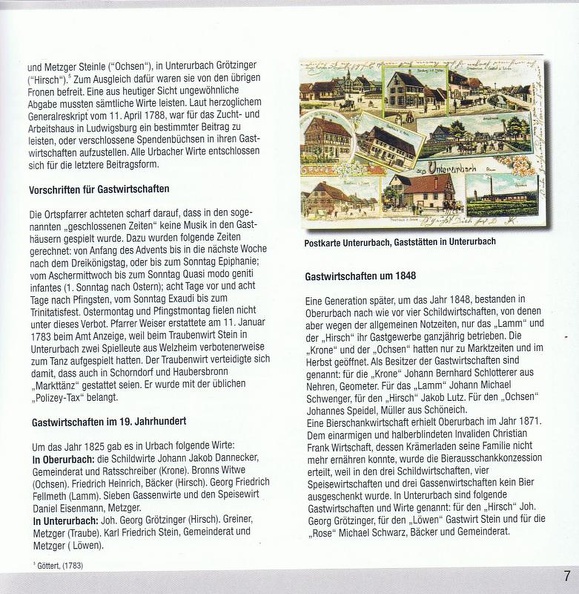 Gastwirtschaften in Urbach Seite 7