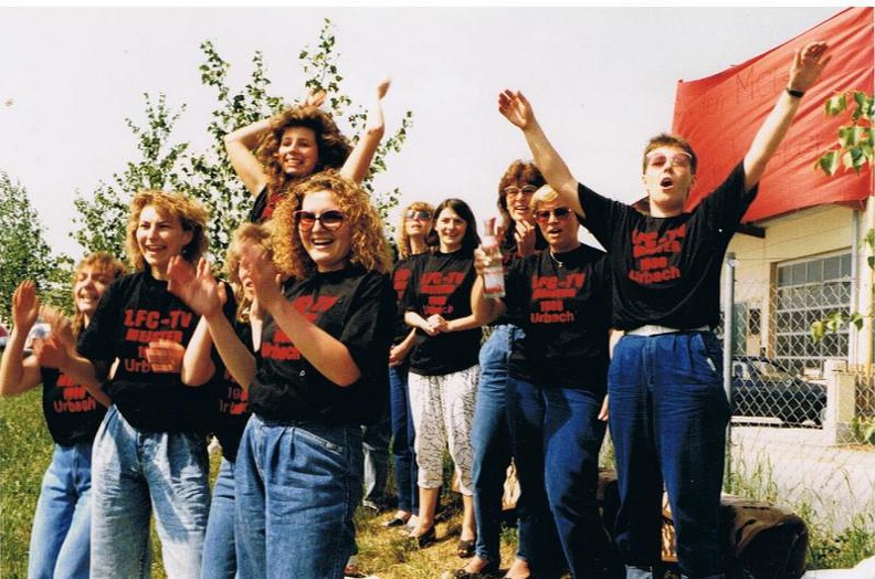 FCTV Urbach Die Groupies der Meistermannschaft 1987 88