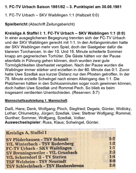 FCTV Urbach SKV Waiblingen  Saison 1981_82 1. Punktspiel am 30.08.1981.jpg