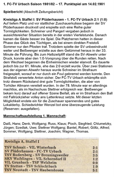 SV Pluederhausen FCTV Urbach Saison 1981_82 17. Punktspiel am 14.02.1982.jpg