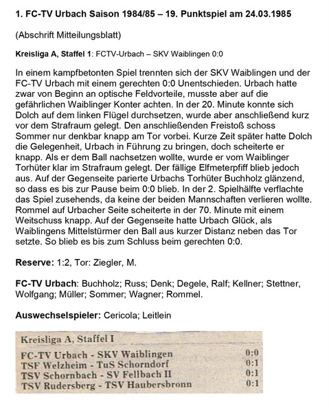 FCTV Urbach Saison 1984_85 FCTV Urbach SKV Waiblingen 19. Spieltag am 24.03.1985.jpg
